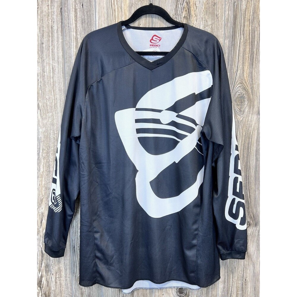 Sedici Apparel Long‎ Sleeve Moto Motocross Graphic Jersey T-Shirt Mens XL